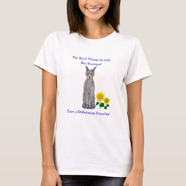 Bäst saker för DobermanPinscher i livT-tröja T Shirt (Framsida)