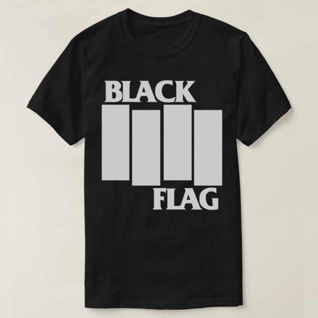Bäst säljande Black Flagga Merchandise Essential T T Shirt (Design framsida)