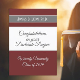 Bäst säljande! Doctorate studenten-kort (doktorsex Kort