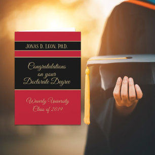 Bäst säljande! Doctorate studenten-kort (doktorsex Kort