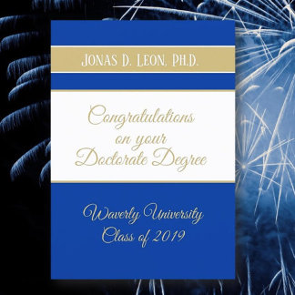 Bäst säljande! Doctorate studenten-kort (doktorsex Kort