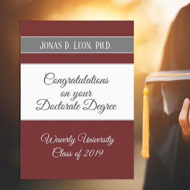 Bäst säljande! Doctorate studenten-kort (doktorsex Kort (Skapare uppladdad)