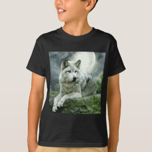 Bäst säljande fantasirik vargkonstillustration P T-shirt