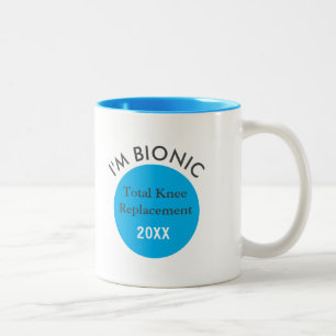 Bäst säljande! Jag är bionisk (knäbyte) mugg