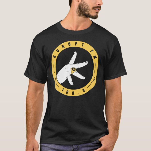 BÄST SÄLJANDE - Kurupt FM Logotyp Essential T-Shir T Shirt (Framsida)