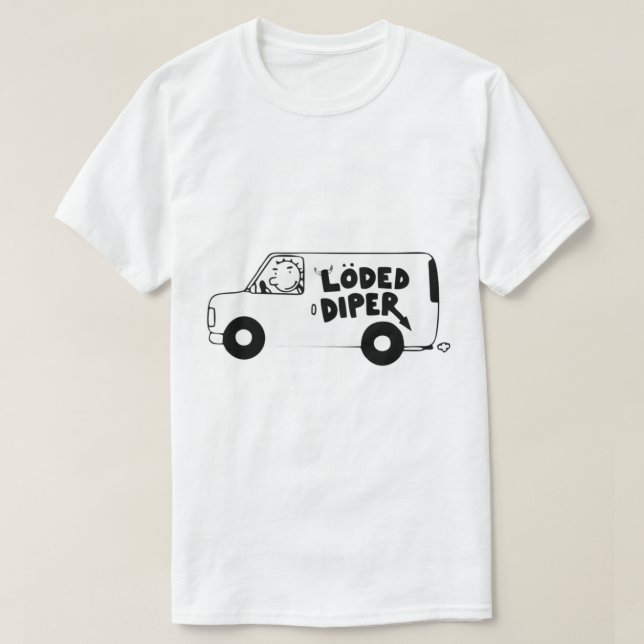 BÄST SÄLJANDE - Loded Diper Merchandise T Shirt (Design framsida)