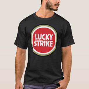 BÄST SÄLJANDE Lucky Strejka Logotyp Merchandise Es T Shirt