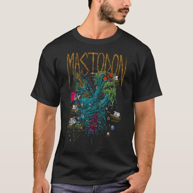 Bäst säljande Mastodon Music Essential102png102.p T Shirt (Framsida)