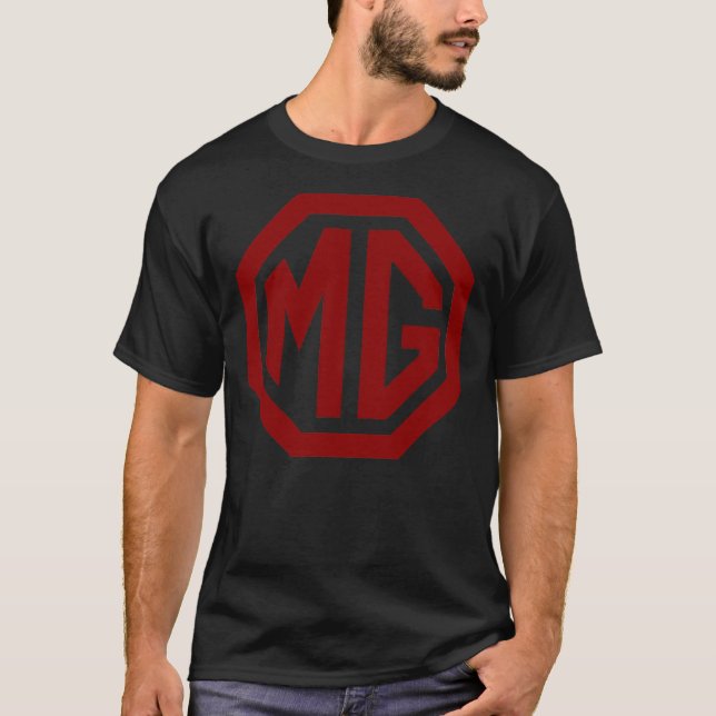 Bäst säljande - MG Car Logotyp Merchandise Essenti T Shirt (Framsida)