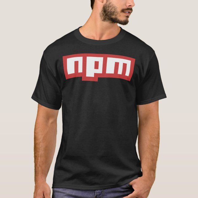 BÄST SÄLJANDE - NPM Logotyp Merchandise Essential  T Shirt (Framsida)