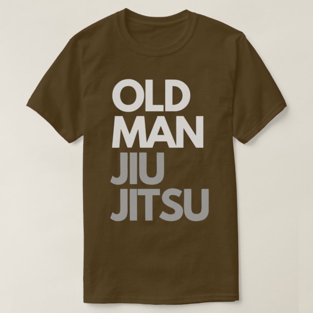 BÄST SÄLJANDE Old Man Jiu Jitsu Merchandise T Shirt (Design framsida)
