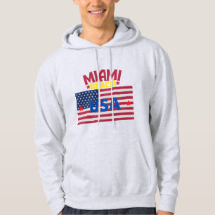 Bäst säljande Original Miami Beach USA True Classi Hoodie