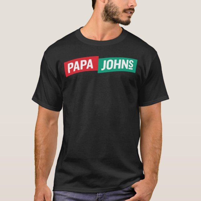 BÄST SÄLJANDE - Pappa Johns Merchandise Essential  T Shirt (Framsida)