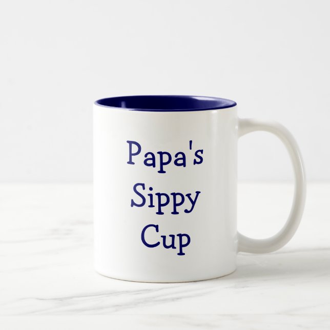 Bäst säljande! Pappa sippy kopp mugg (Höger)