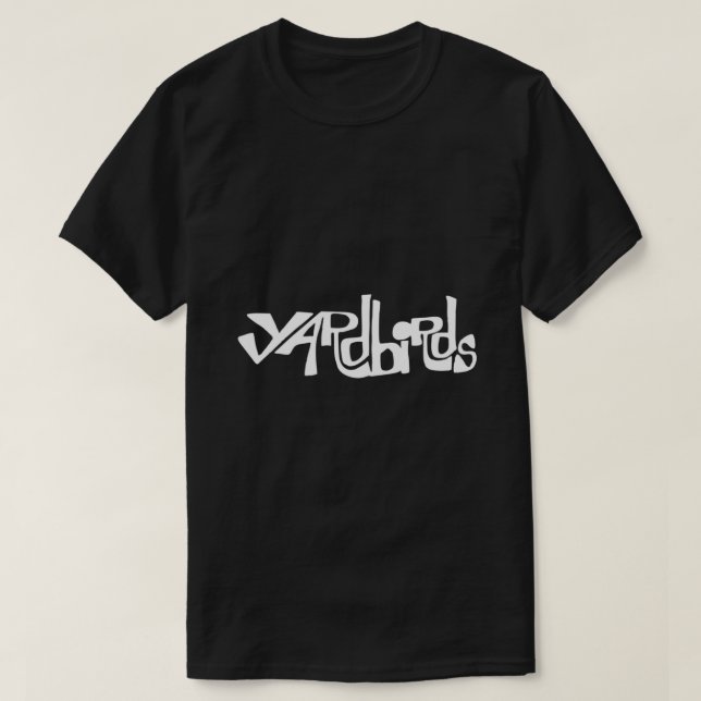 BÄST SÄLJANDE The Yardbird Band Logotyp Merchandis T Shirt (Design framsida)