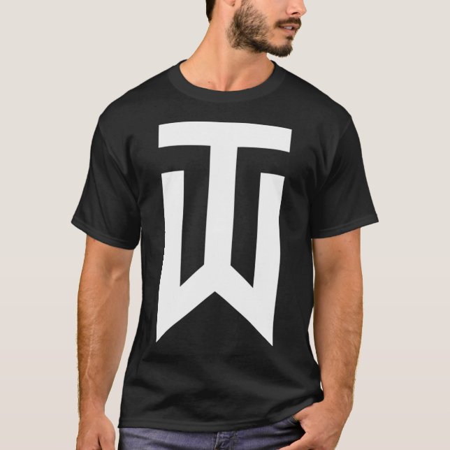 Bäst säljande - Tiger Skogen Logotyp Merchandise E T Shirt (Framsida)