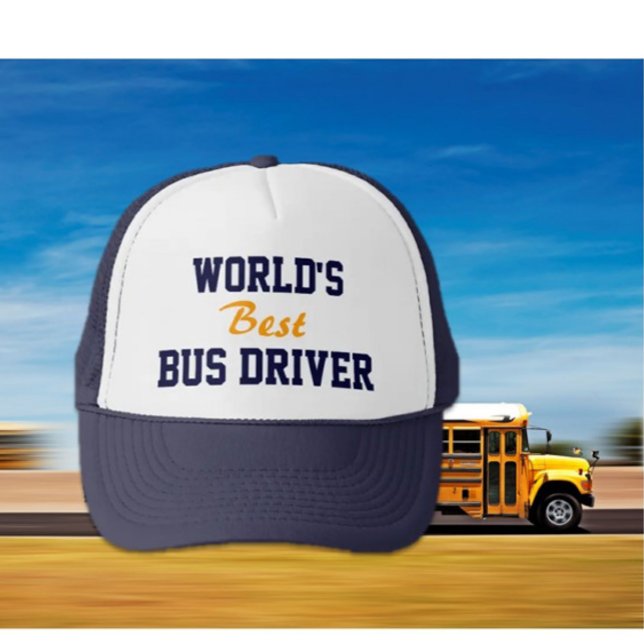 Bäst säljande! Världens bästa buss-chattlock Truckerkeps (Skapare uppladdad)