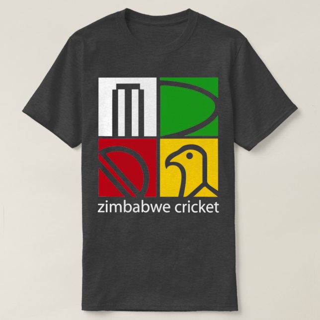BÄST SÄLJANDE Zimbabwe Cricket Merchandise T Shirt (Design framsida)