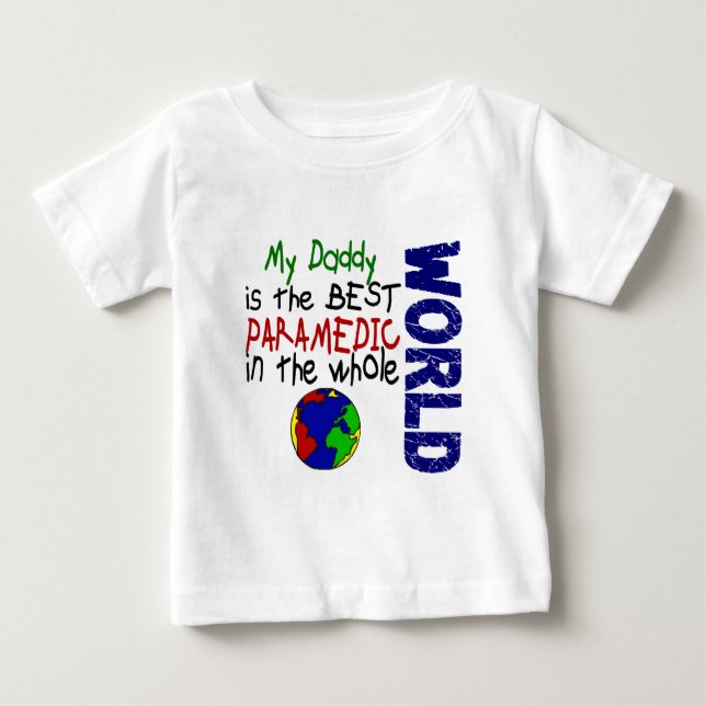 Bäst sjukvårdare i värld 2 (pappan) t-shirt (Framsida)