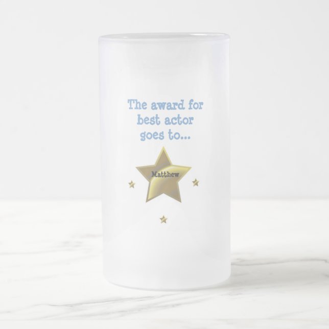 Bäst skådespelare: Matthew Frostat Ölglas (Center)