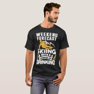 Bäst skida t-skjortor t shirt