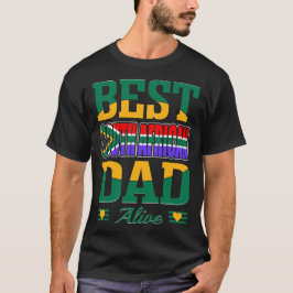 Bäst söder - för fars daggåva för afrikansk pappa t shirt