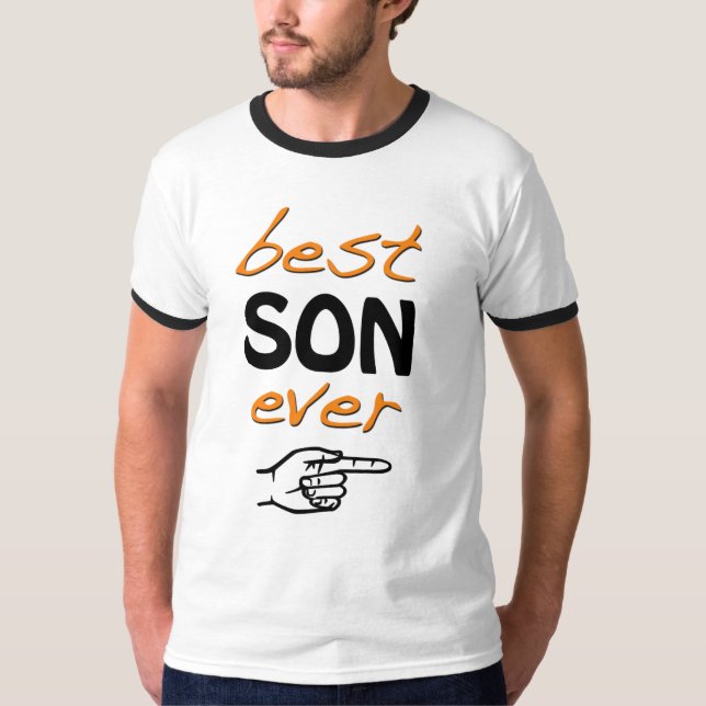 Bäst Son någonsin T-shirt (Framsida)