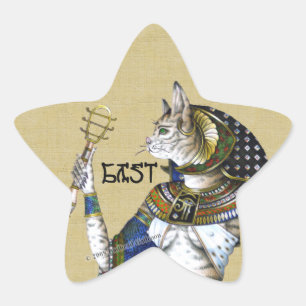 Bast Star Sticker Stjärnformat Klistermärke