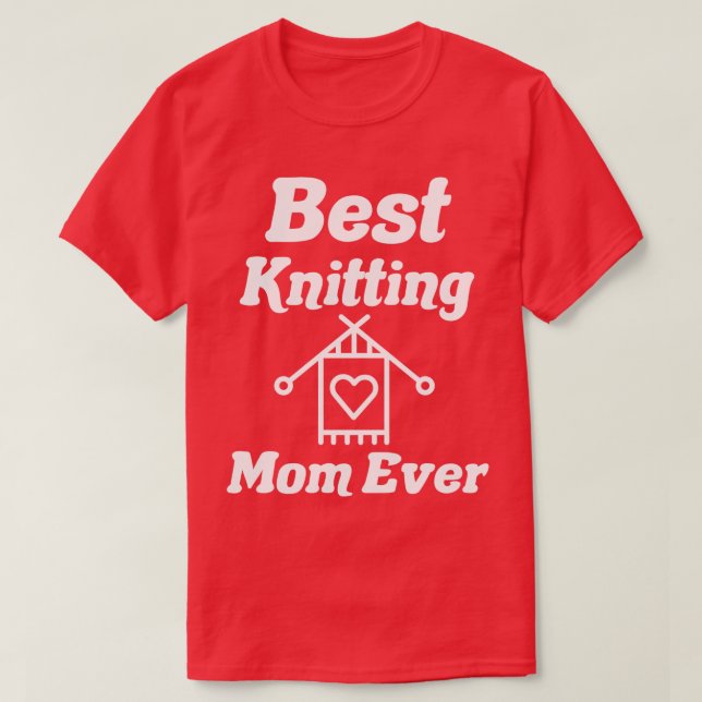 bäst stickande mamma någonsin18 t shirt (Design framsida)