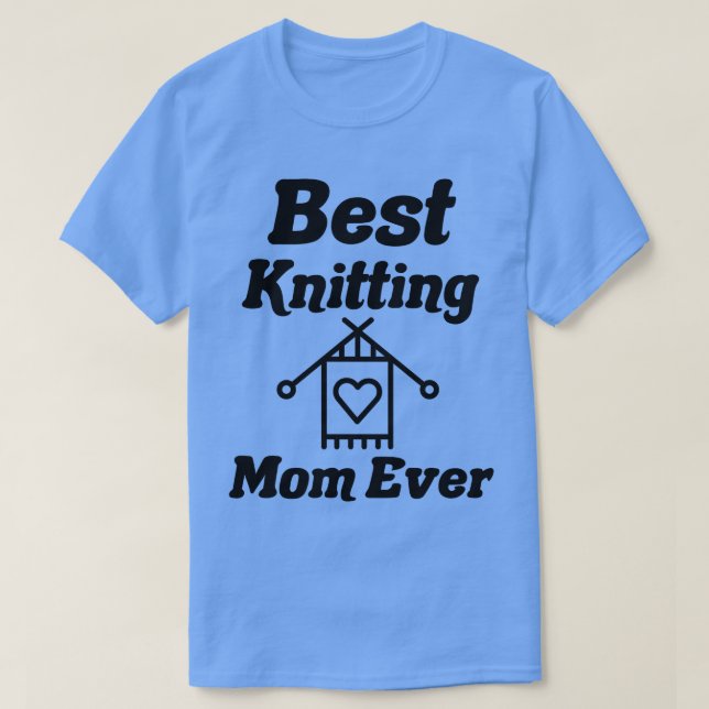 bäst stickande mamma någonsin19 t shirt (Design framsida)