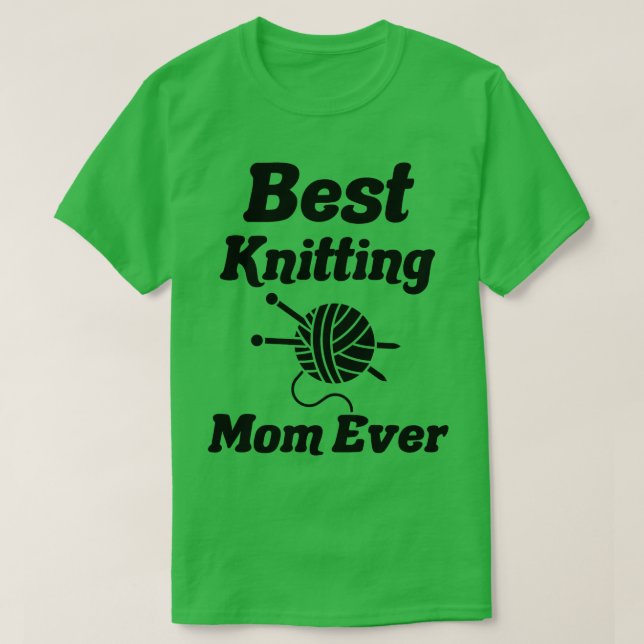 bäst stickande mamma någonsin20 t shirt (Design framsida)