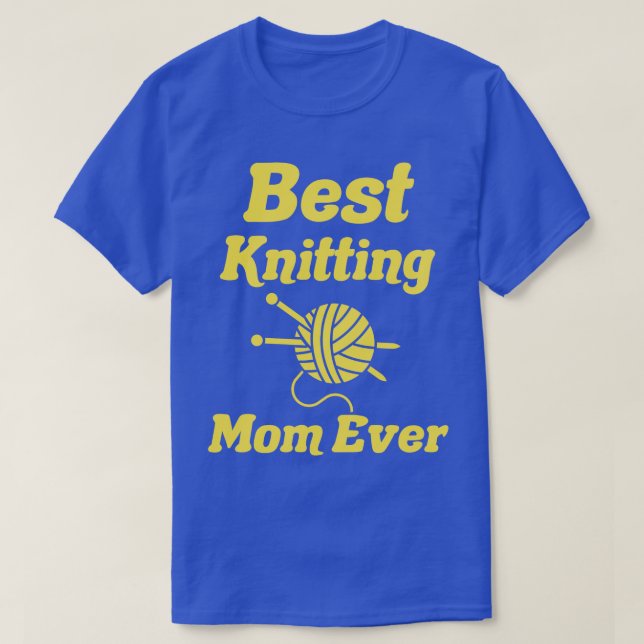 bäst stickande mamma någonsin39 t shirt (Design framsida)