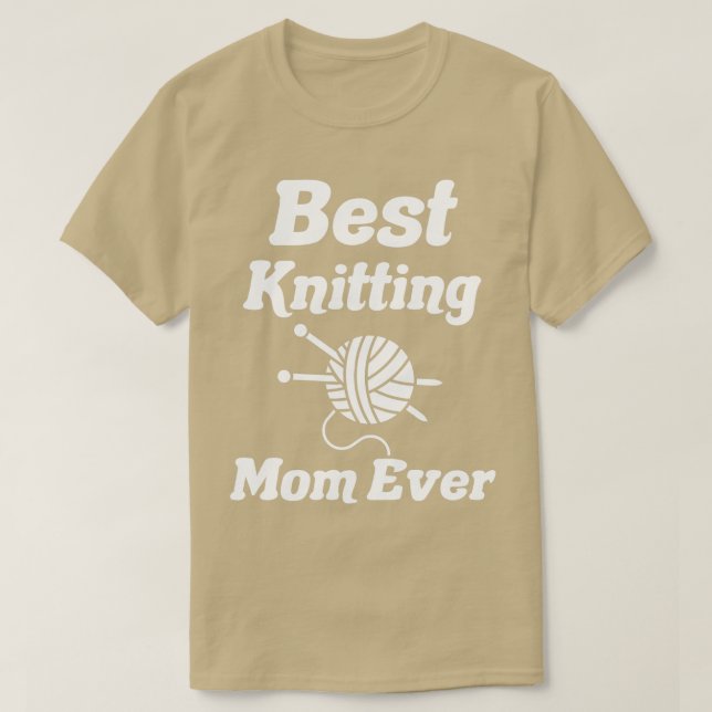 bäst stickande mamma någonsin50 t shirt (Design framsida)