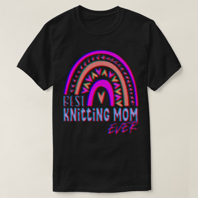 bäst stickande mamma någonsin 240 t shirt (Design framsida)