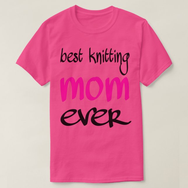 bäst stickande mamma någonsin 331 t shirt (Design framsida)