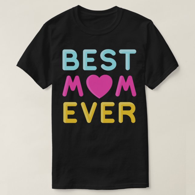 bäst stickande mamma någonsin 602 t shirt (Design framsida)