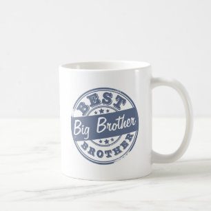 Bäst storebror - det rubber frimärket verkställ kaffemugg