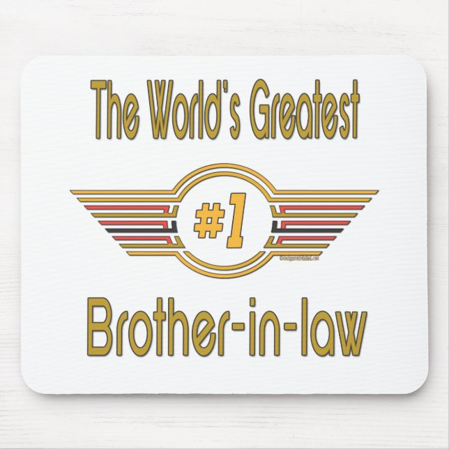 Bäst svågergåvor musmatta (Framsidan)