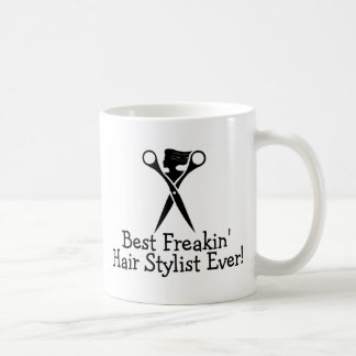 Bäst svart för Freakin hårstylist någonsin Kaffemugg