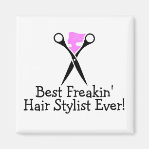 Bäst svart för rosor för Freakin hårstylist Magnet