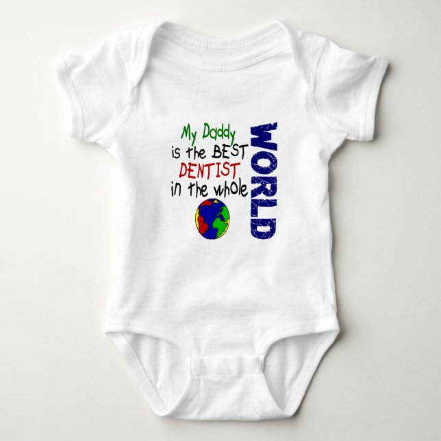 Bäst tandläkare i värld 2 (pappan) tee shirt (Framsida)