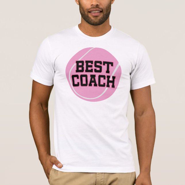 Bäst tennislagledare tee shirt (Framsida)