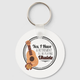 Bäst Ukulelemusikergåva Nyckelring