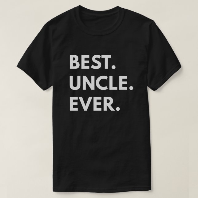Bäst. Uncle. Ever. Tee Shirt (Design framsida)
