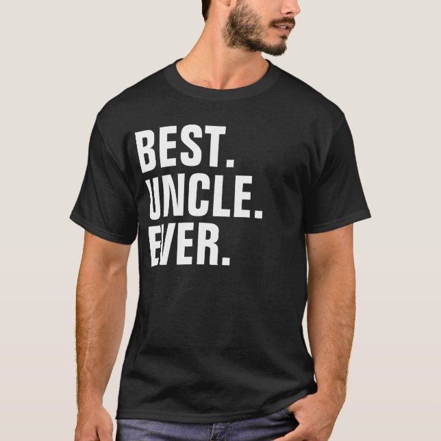 BÄST UNCLE NÅGONSIN TEE SHIRT (Framsida)