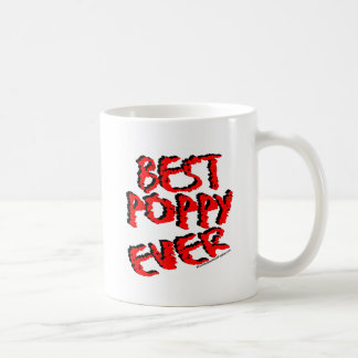 Bäst vallmo någonsin kaffemugg