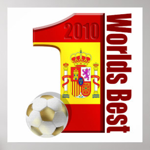 Bäst värld inga för världar mästare för 1 Spanien Poster