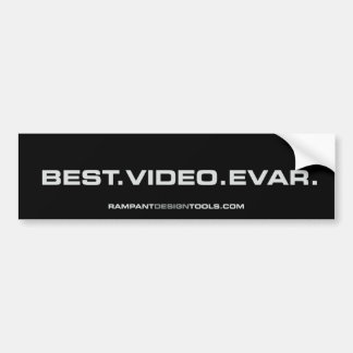 Bäst videopd Evar - våldsam bildekal