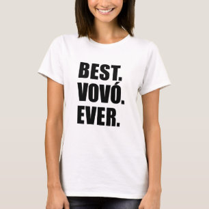 Bäst Vovo någonsin portugisisk mormor T Shirt