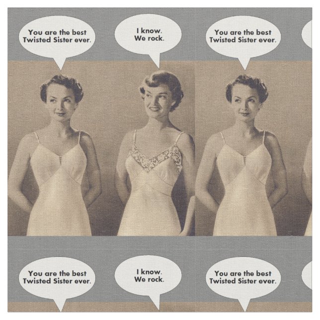 Bäst vriden syster tyg (Närbild)